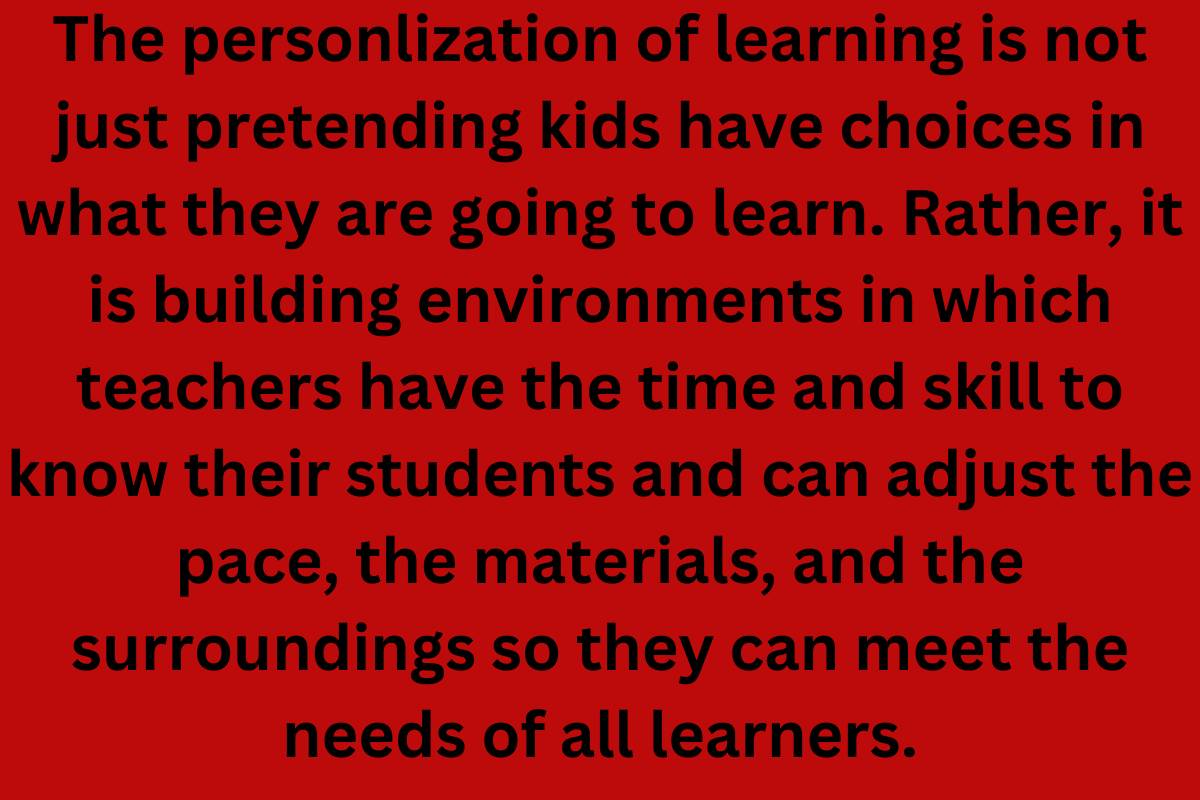 The Misunderstood Ingredient in Modern Learning Environments
