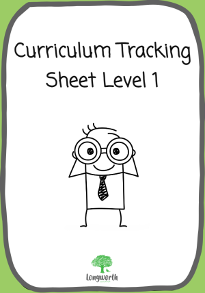 Curriculum Tracking Sheet Level 1