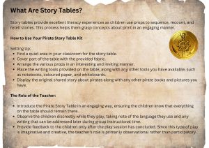 Pirate Story Table Kit 1